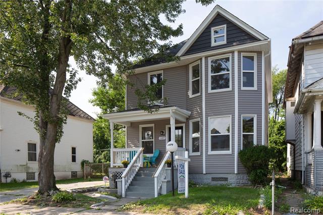 front view for 2499 Baldwin Street, Detroit, Mi. 48214