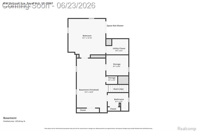 Builiding view fifty two for 818 Mohawk, Royal Oak, MI. 48067