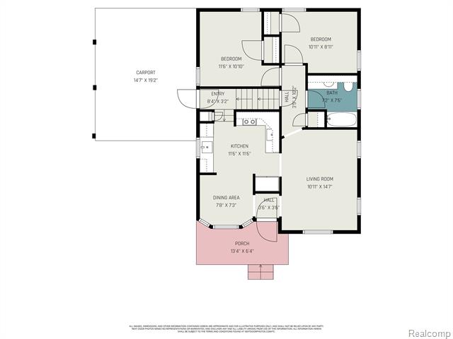 Builiding view twenty four for 636 S Connecticut, Royal Oak, MI. 48067