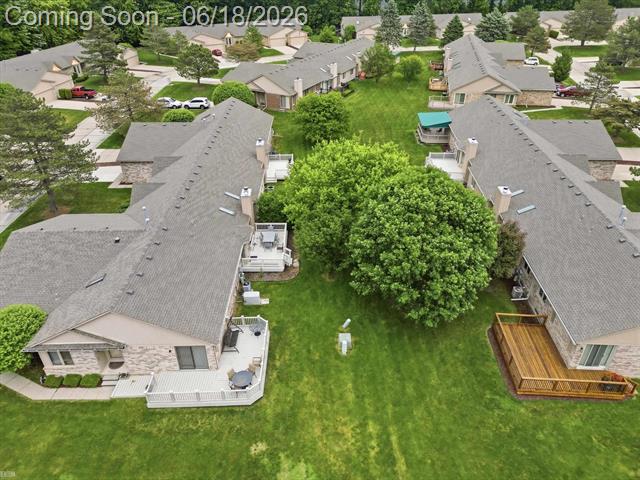 Builiding view forty two for 19020 Carmelo Dr., Clinton Township, MI. 48038