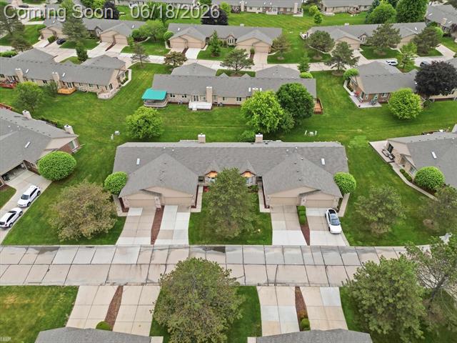 Builiding view thirty nine for 19020 Carmelo Dr., Clinton Township, MI. 48038