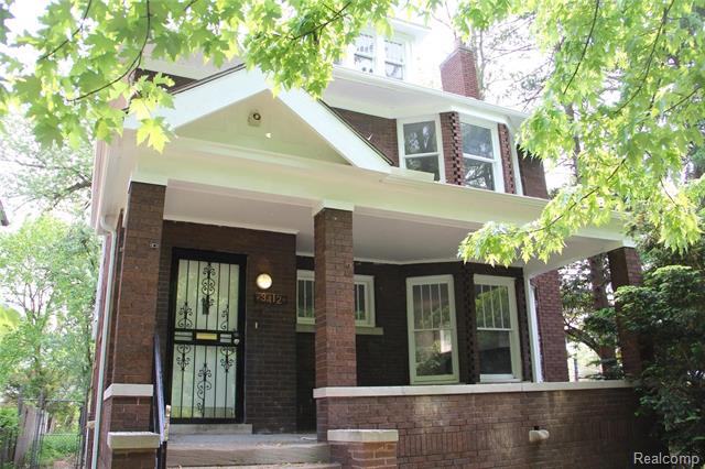 front view for 3412 Field Street, Detroit, Mi. 48214