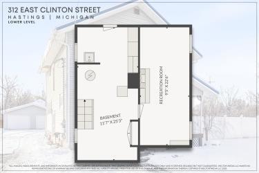 Builiding view fifty one for 312 Clinton, Hastings, MI. 49058