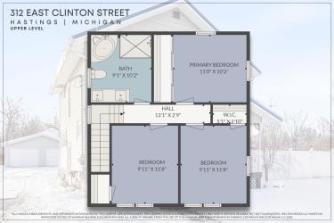 Builiding view fifty for 312 Clinton, Hastings, MI. 49058