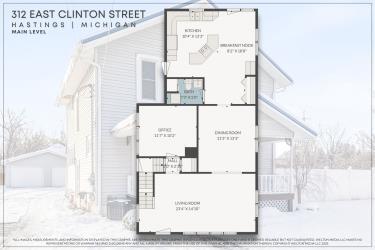 Builiding view forty nine for 312 Clinton, Hastings, MI. 49058