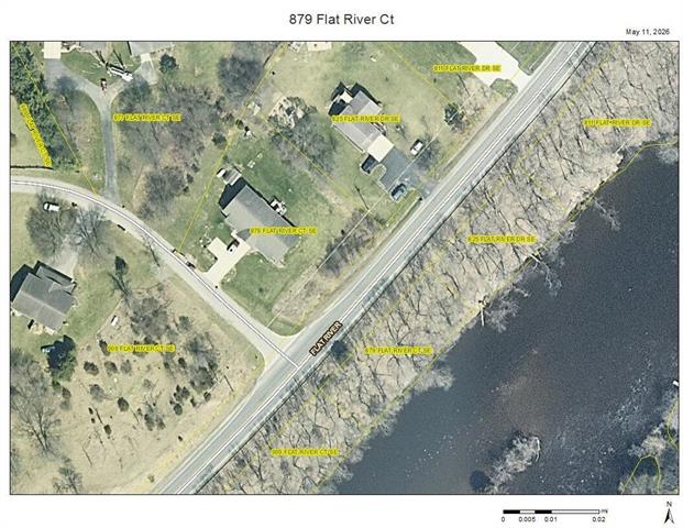 Builiding view forty for 879 Flat River, Lowell, MI. 49331