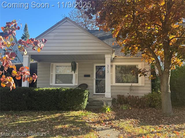 front view for 313 S Dorchester Ave, Royal Oak, Mi. 48067