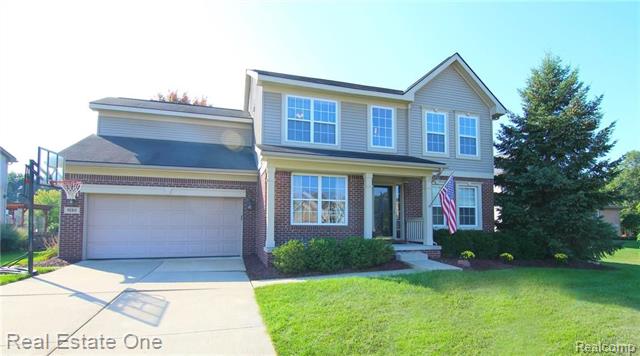 front view for 9180 Springwood Court, Howell, Mi. 48843