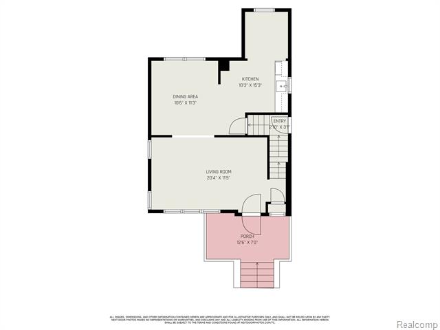 Builiding view twenty for 15775 Hartwell, Detroit, MI. 48227