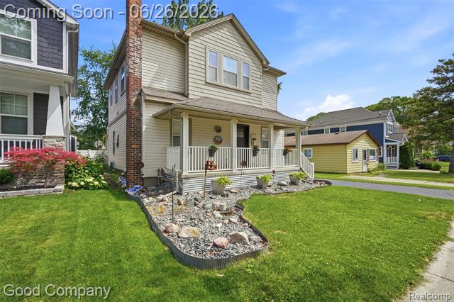 Builiding view forty one for 411 Pingree, Royal Oak, MI. 48067