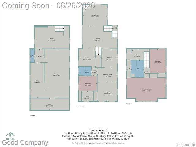 Builiding view forty two for 411 Pingree, Royal Oak, MI. 48067