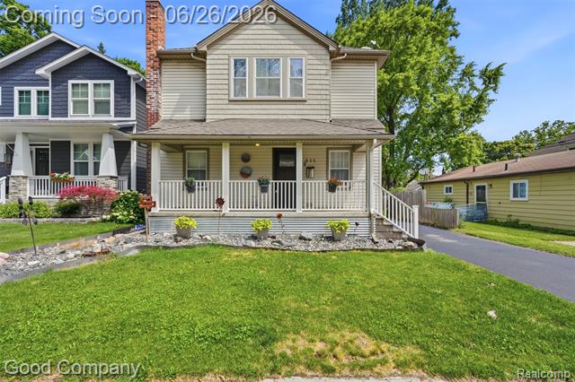 Builiding view forty for 411 Pingree, Royal Oak, MI. 48067