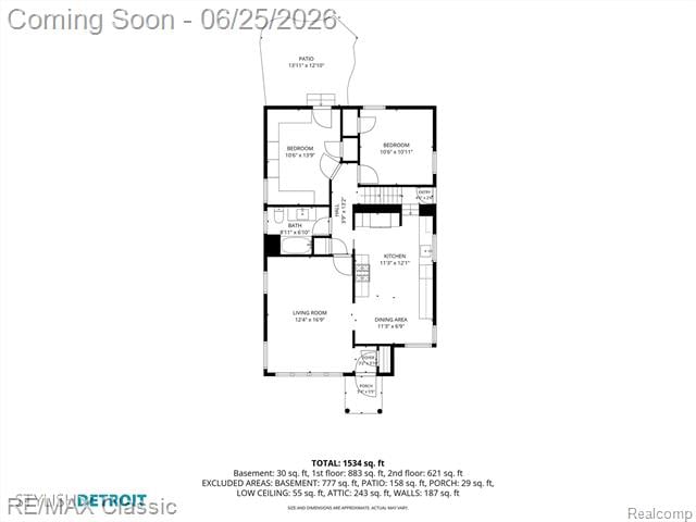 Builiding view thirty six for 605 Fernwood, Royal Oak, MI. 48067