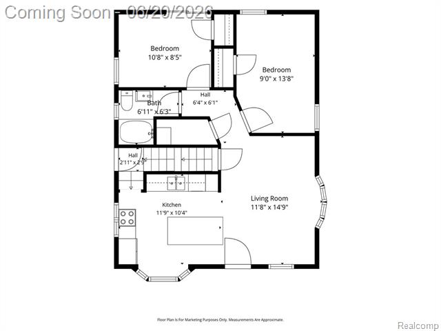 Builiding view forty one for 1009 Harvard, Berkley, MI. 48072
