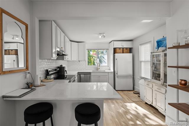 Builiding view five for 610 E Farnum, Royal Oak, MI. 48067