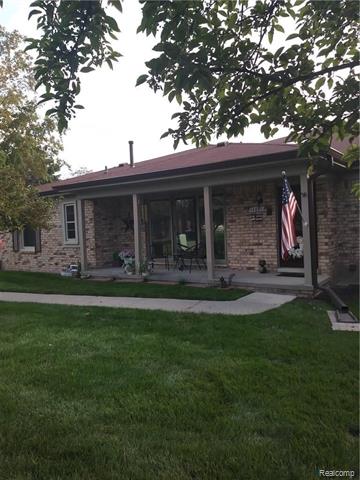 front view for 14937 Hartford Ct., Utica, Mi. 48315