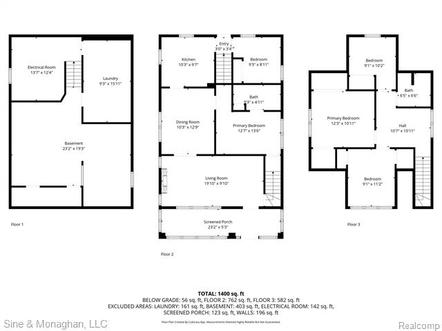 Builiding view forty four for 517 Forest, Royal Oak, MI. 48067