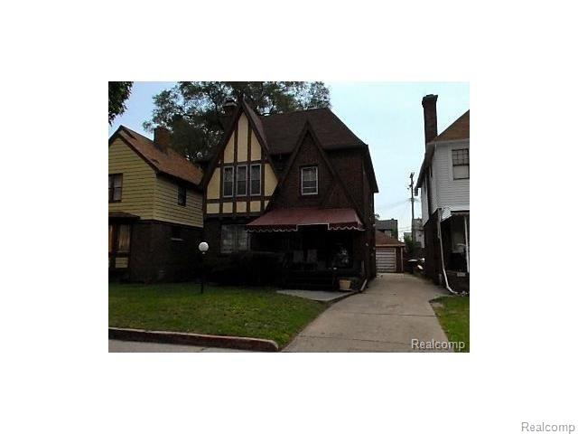 front view for 2633 Burlingame Street, Detroit, Mi. 48206