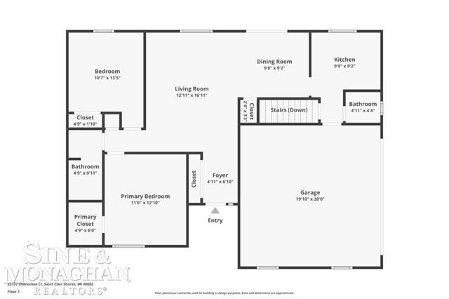 Builiding view thirty two for 22727 Shoreview Ct., Saint Clair Shores, MI. 48082