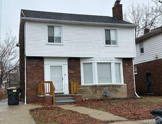 front view for 16555 Mendota Street, Detroit, Mi. 48221