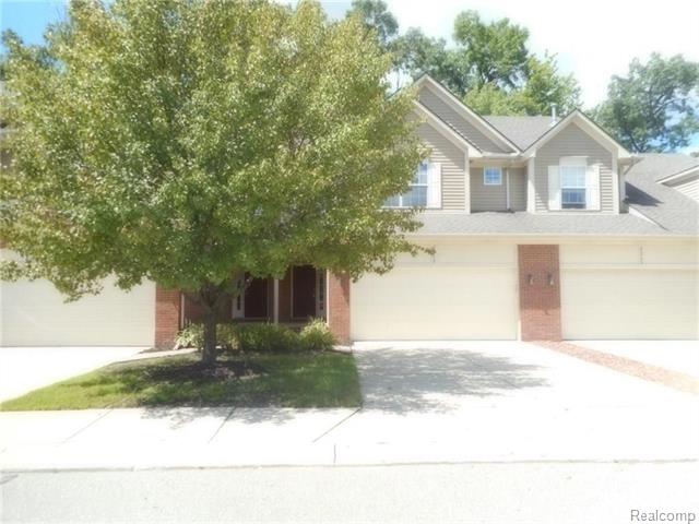 front view for 22070 Hidden Lane, New Boston, Mi. 48164