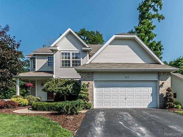front view for 1267 Morning Mist Drive, Howell, Mi. 48843