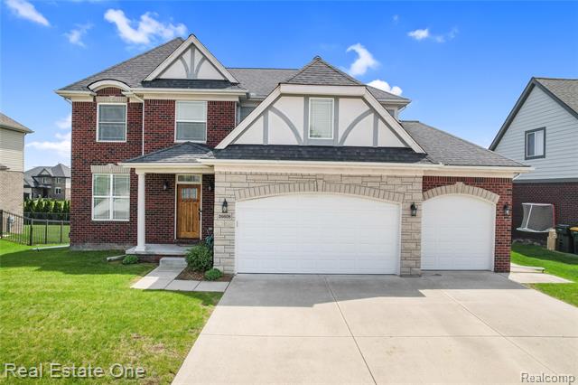 front view for 26608 Fountain View Drive, New Baltimore, Mi. 48051
