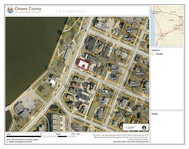 Builiding view forty one for 218 Harbor, Grand Haven, MI. 49417