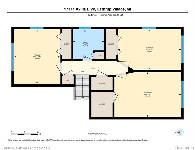 Builiding view eighteen for 17377 Avilla, Southfield, MI. 48076