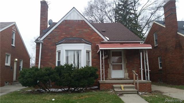front view for 17333 Mansfield Street, Detroit, Mi. 48235