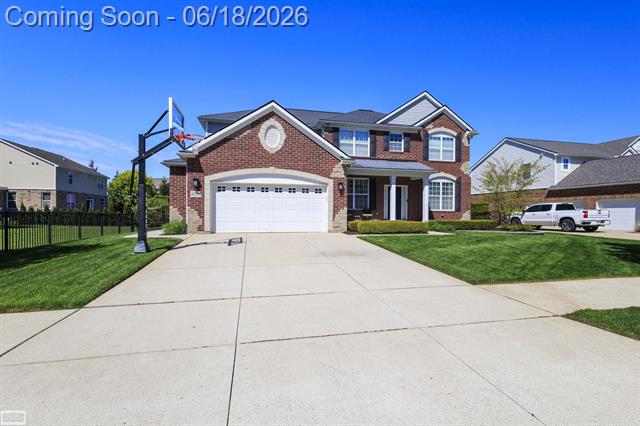 Builiding view fifty eight for 48231 Long Leaf, Macomb, MI. 48044