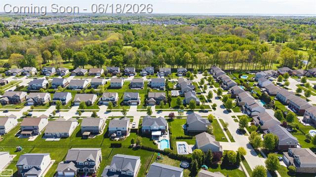 Builiding view sixty four for 48231 Long Leaf, Macomb, MI. 48044