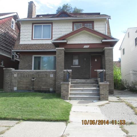 front view for 11856 Wisconsin Street, Detroit, Mi. 48204
