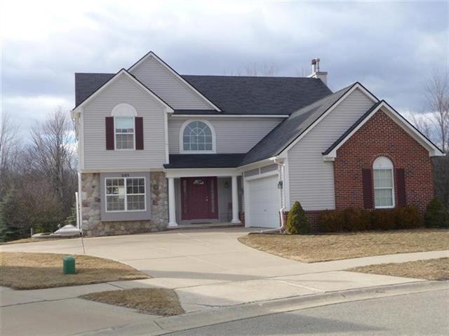 front view for 3195 Otter Creek Court, Ann Arbor, Mi. 48105