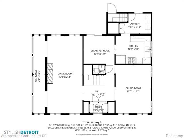 Builiding view sixty five for 1409 Sunset, Royal Oak, MI. 48067