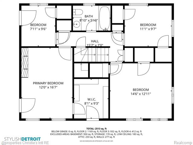 Builiding view sixty six for 1409 Sunset, Royal Oak, MI. 48067