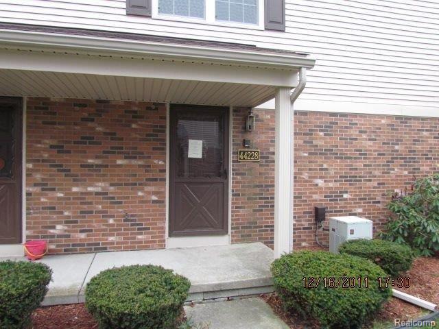 front view for 44228 Providence Drive, Clinton Township, Mi. 48038
