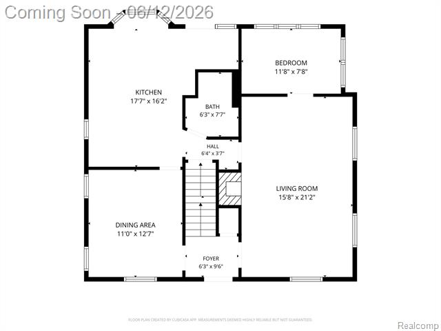 Builiding view fifty four for 407 Waverley, Royal Oak, MI. 48067