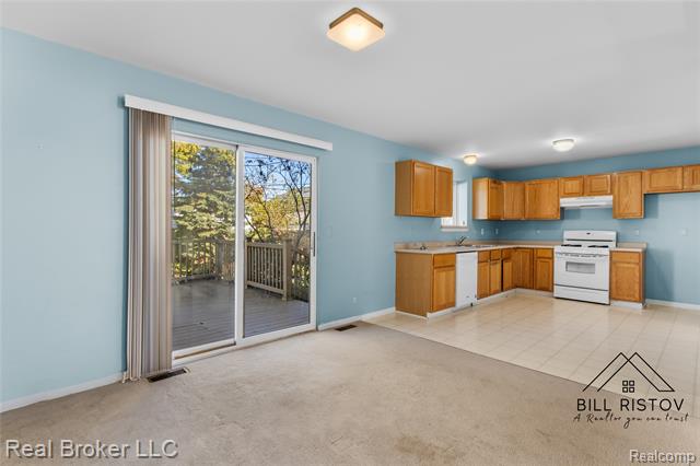 Builiding view ten for 423 Dewey, Royal Oak, MI. 48067