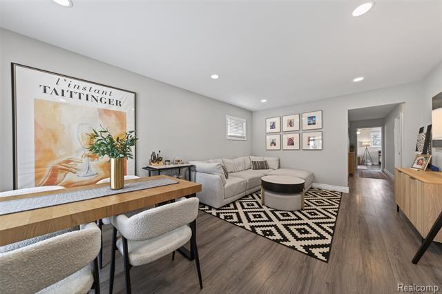 Builiding view four for 3528 Phillips, Berkley, MI. 48072