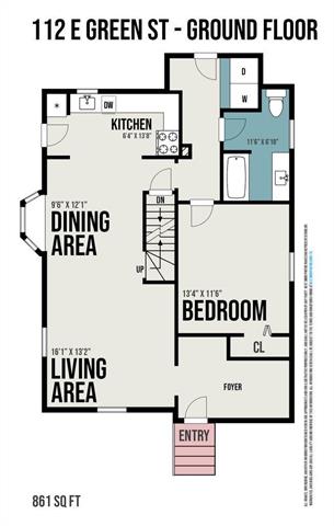 Builiding view two for 112 Green, Hastings, MI. 49058