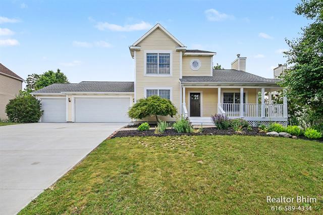 front view for 6712 Hartmanse Drive, Caledonia, Mi. 49316