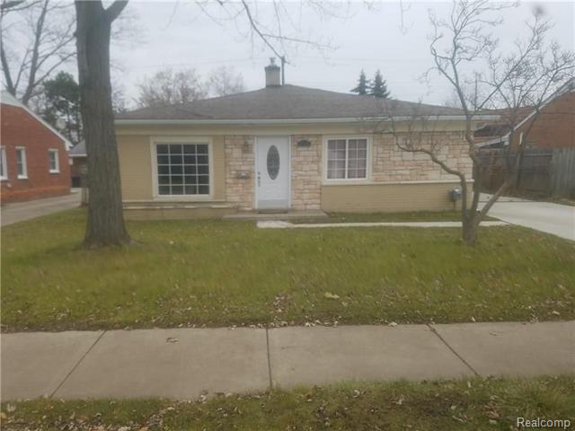 front view for 28124 Brentwood St, Southfield, Mi. 48076