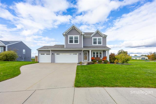 front view for 843 Wild Flower Court, Wayland, Mi. 49348