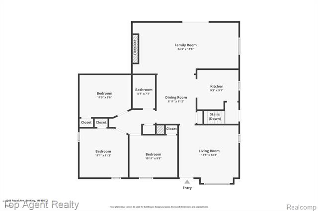 Builiding view forty for 4048 Royal, Berkley, MI. 48072