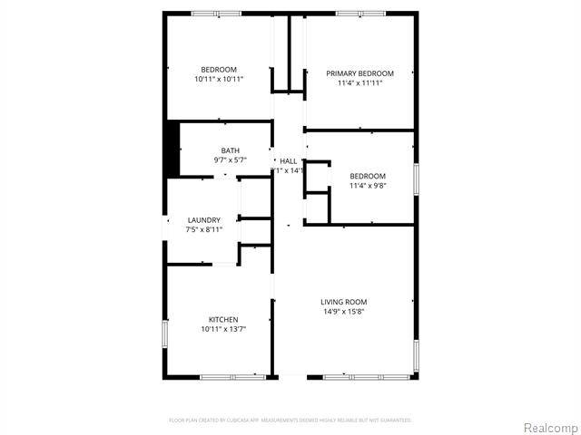 Builiding view twenty four for 1539 Dulong, Madison Heights, MI. 48071