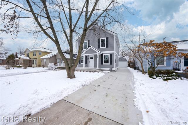 Builiding view three for 718 Devillen, Royal Oak, MI. 48073