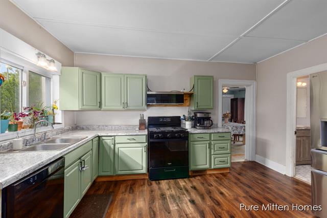 Builiding view five for 417 Sanborn, Big Rapids, MI. 49307