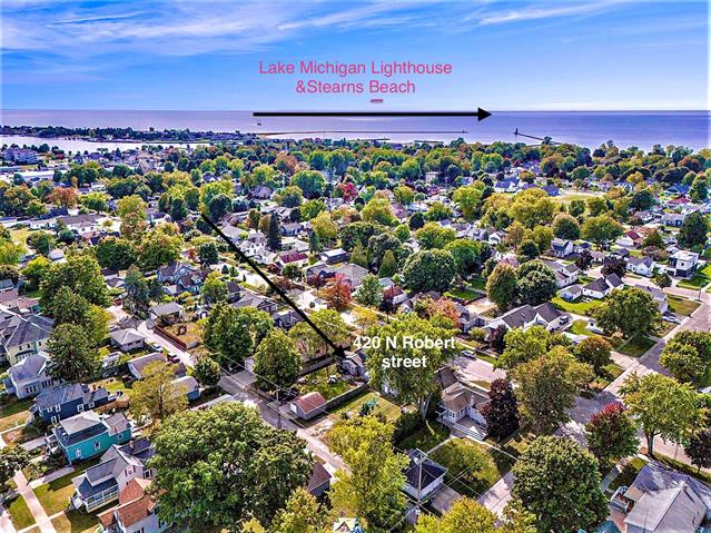 Builiding view three for 420 Robert, Ludington, MI. 49431