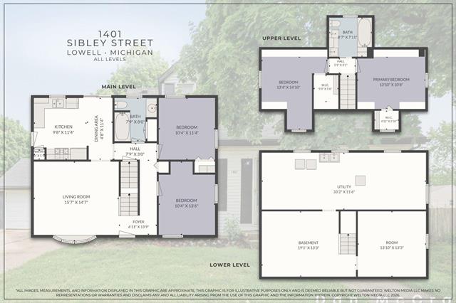Builiding view forty seven for 1401 Sibley, Lowell, MI. 49331